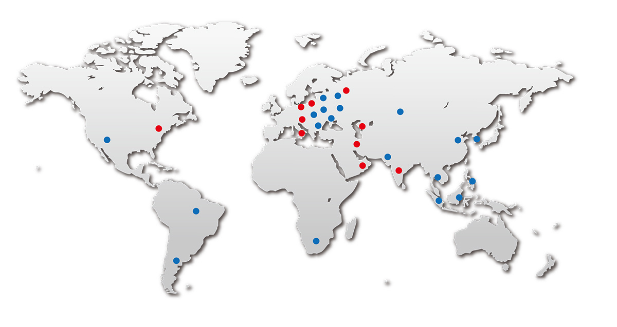 Factories have been established in 15 countries including China, the United States, Russia and the United Arab Emirates